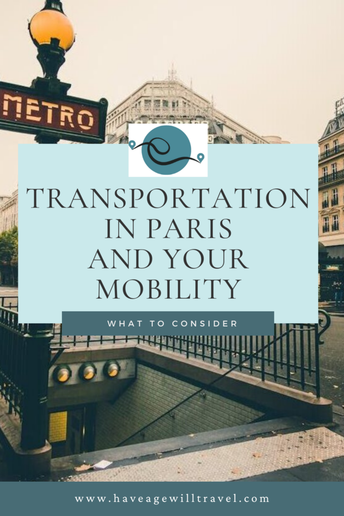 Pin for Paris Transporation and your Mobility