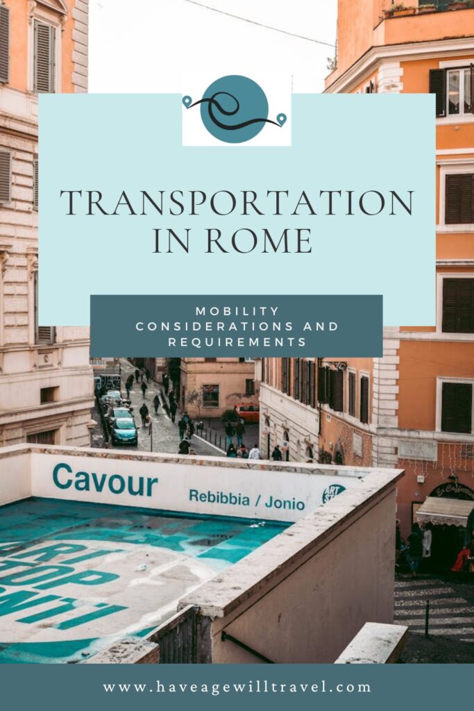 Pin for Rome's Transportation and your Mobility