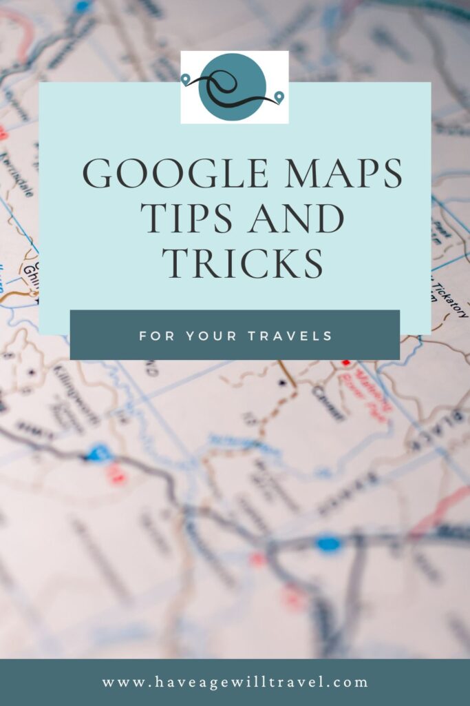Pinterest Pin for Google Maps Travel Mobility Trips and Tricks