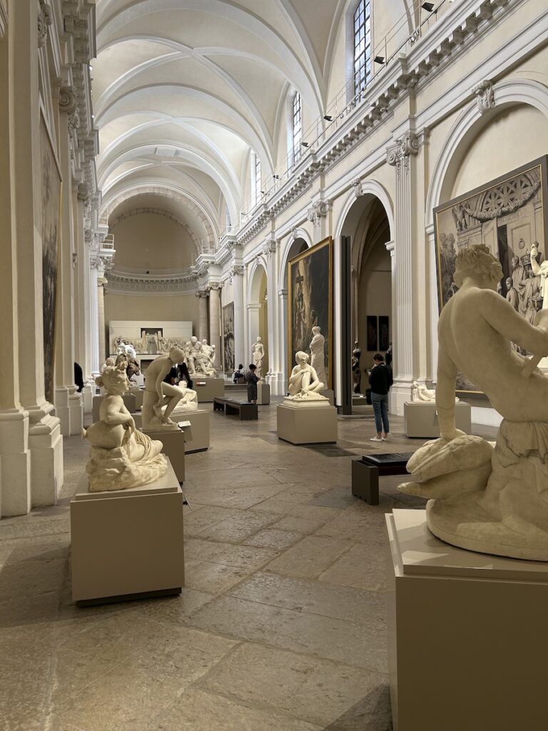 Sculptures in the Musée des beaux-arts de Lyon