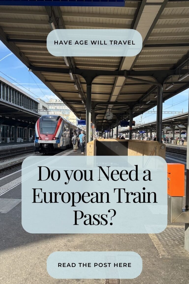 Pinterest Pin for European Train Passes post.